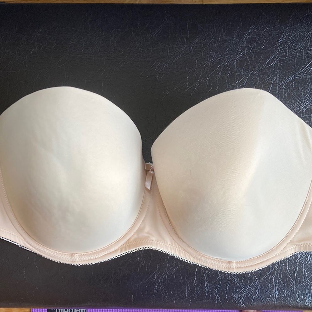 Freya Deco strapless, light nude, 32GG / 32J